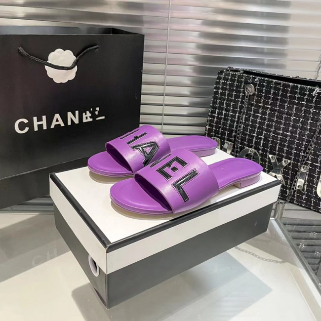 Women Fashion Slides with Box #CHN