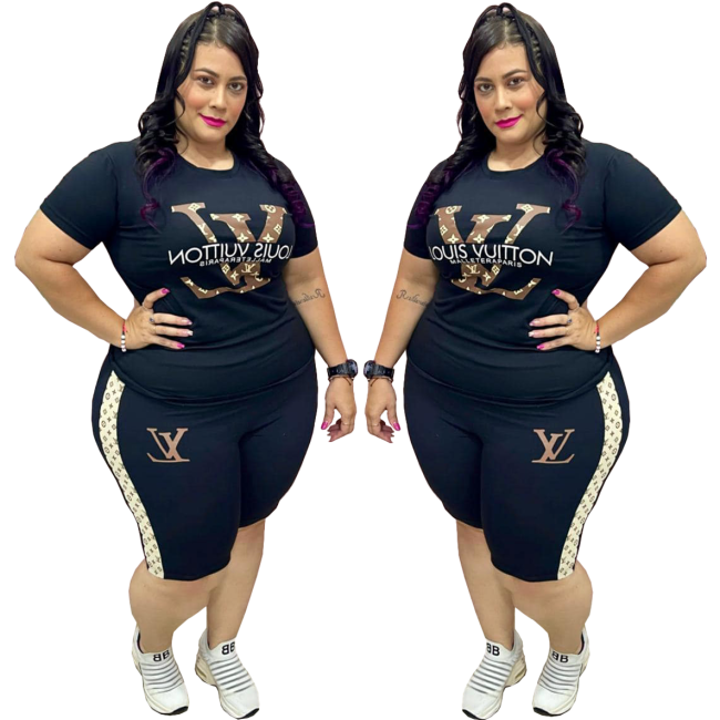 Plus Size Women 2 pcs Set #LOV