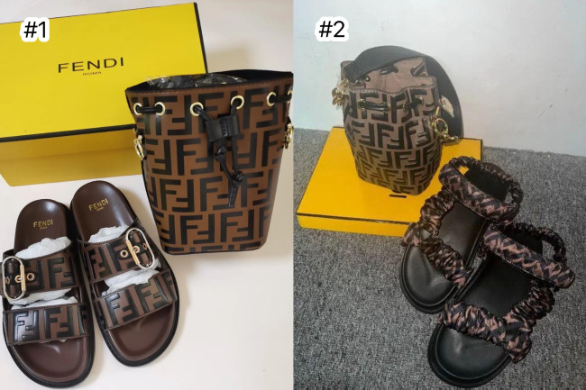 Fashion Slides with Bag Set Free Shipping #FEI