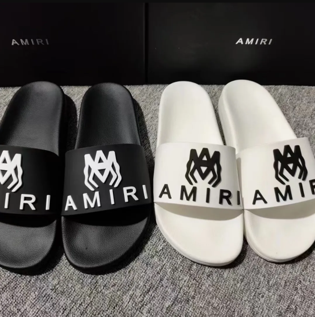  Men's Amiri Slides with Box #NOO
