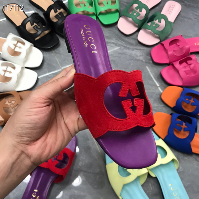 Women Fashion Slides with Box #GUI