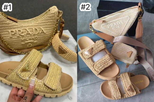 1 Set Fashion Slipper & Shoulder Bag Set #PRD