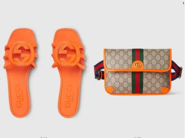 Fashion Shoes with Bag Set #GUI