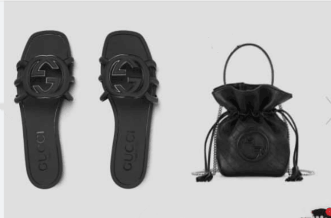 Fashion Shoes with Bag Set #GUI