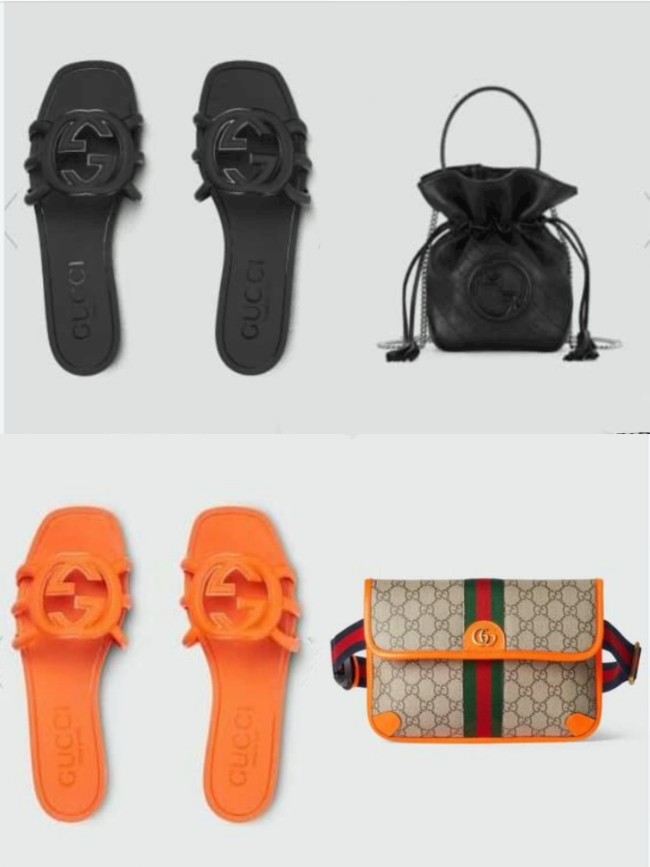 Fashion Shoes with Bag Set #GUI