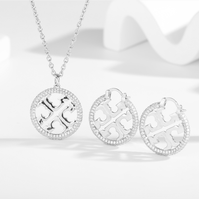 Fashion Earrings with Necklace Set #TB