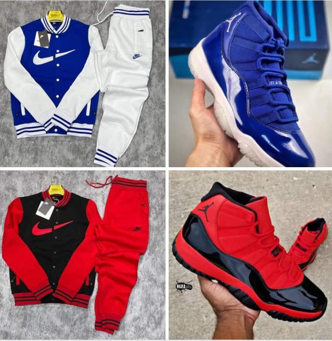 1 set fashion sport shoes & suit free shipping  #NIK