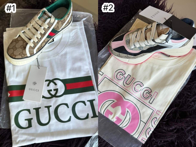 Fashion Shoes with Shirt Set #GUI