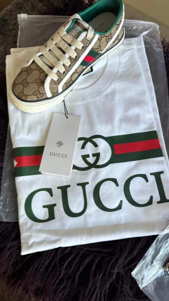 Fashion Shoes with Shirt Set #GUI