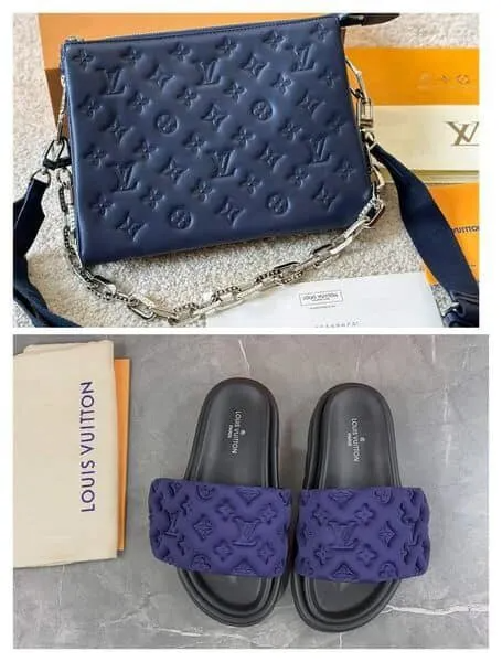 Fashion Slides with Bag Set #LOV