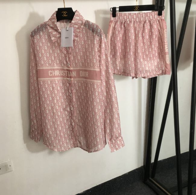 Women Shirt with Short Sets with Tags #DIO