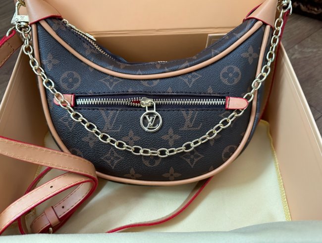 Women Fashion Moon Shoulder Bag No Box #LOV