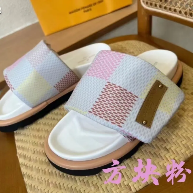 Women Fashion Tote Bag with Slides Set #LOV