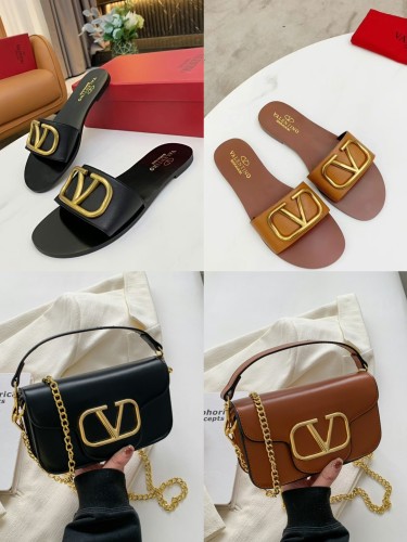 Fashion Slipper with Bag Set