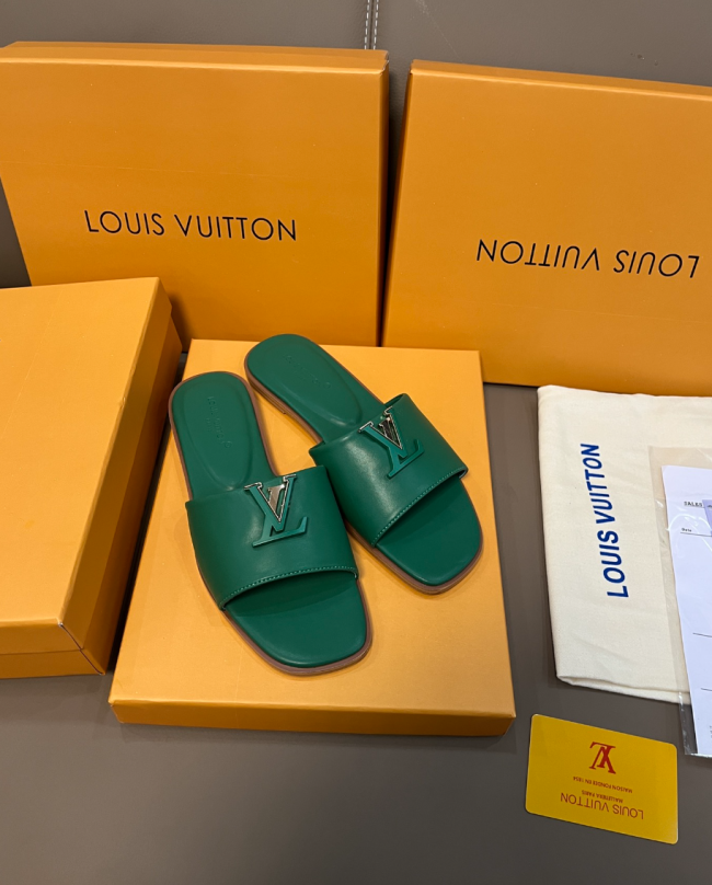 Women Fashion Slides with Box #LOV
