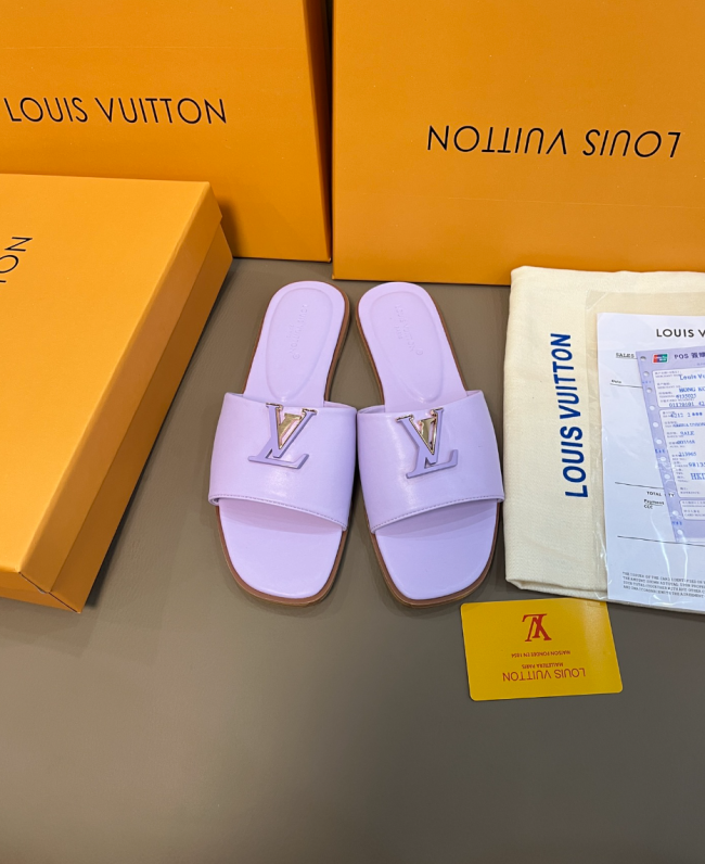 Women Fashion Slides with Box #LOV