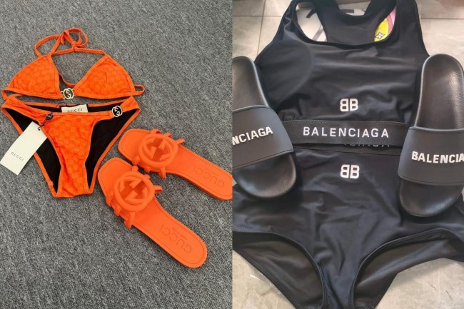 Fashion Swimsuits with Slides Set #BAL  #GUI