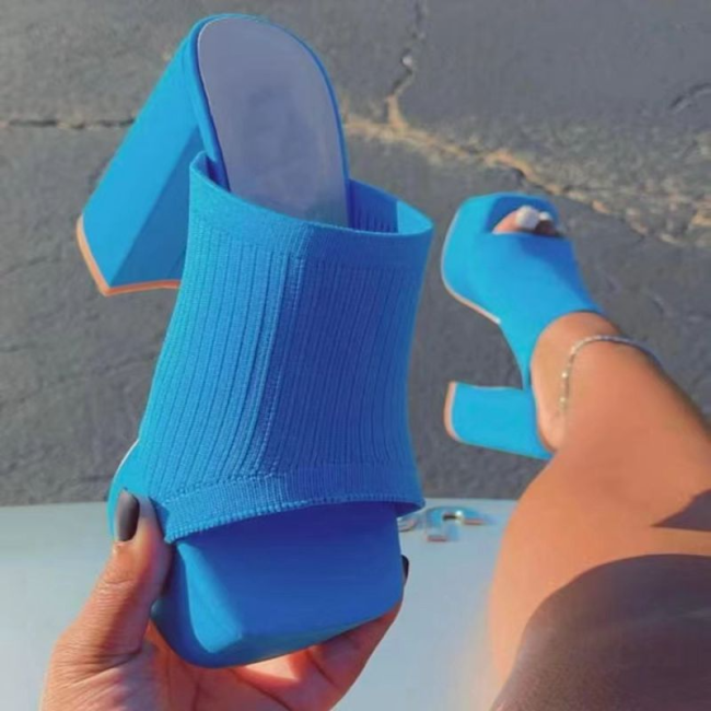 Women Fashion Knit Heels #NOO