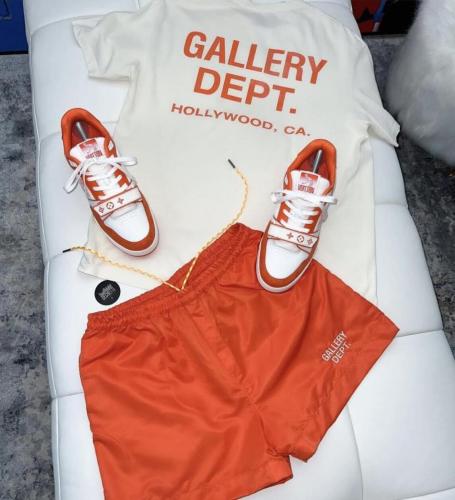 Fashion Shirt Shorts with Shoes Set #NOO