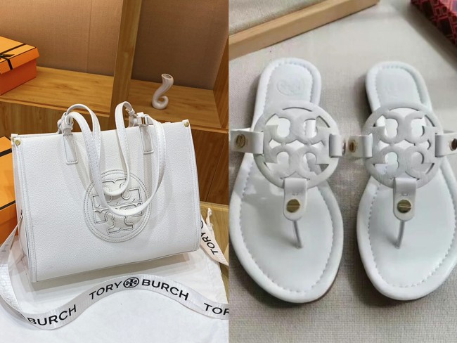 Fashion TB Slides with Bag Set #TB