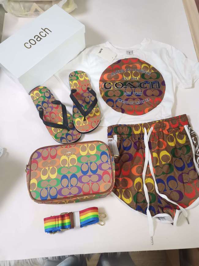 1 Set Fashion Bag & Suit & Slipper For Women #COA