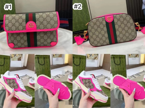 High Quality Shoes with Bag Set #GUI