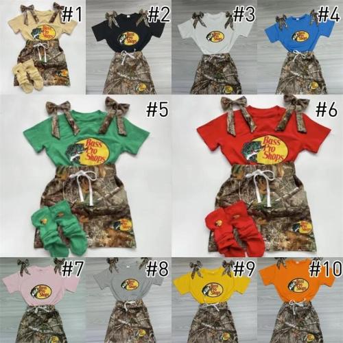 Wholesale sport cotton suit for kid size: 100-160 (with socks)