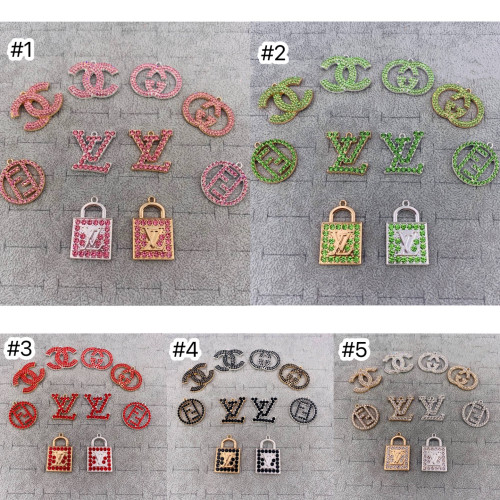 Wholesale Diamond Charms 10 pcs 