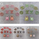 Wholesale Diamond Charms 10 pcs 