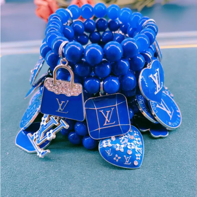 Fashion Bracelets with 3 Charms single bracelet