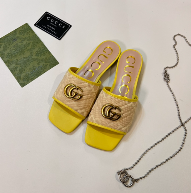 Women Fashion Slides with Box #GUI 