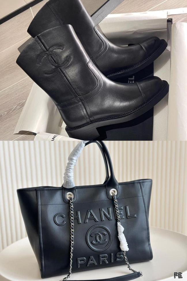Fashion Boots with Bag Set Size 6-9   #CHN
