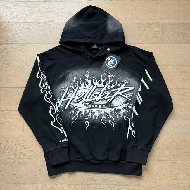 Quality Cotton Hellstar Hoodie with Tags #NOO