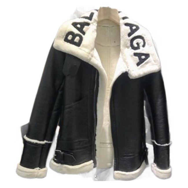 High Quality Leather Furry Jacket #BAL