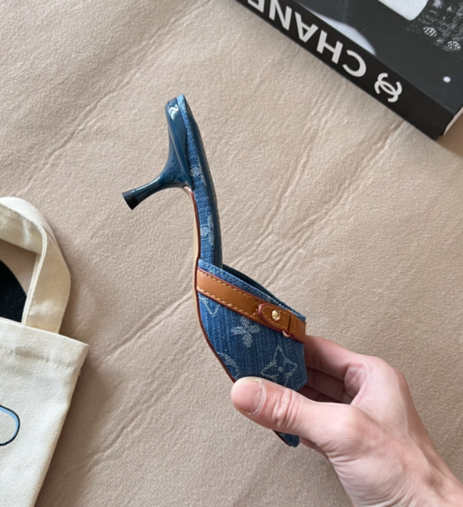 Women Fashion Heels Slides #LOV