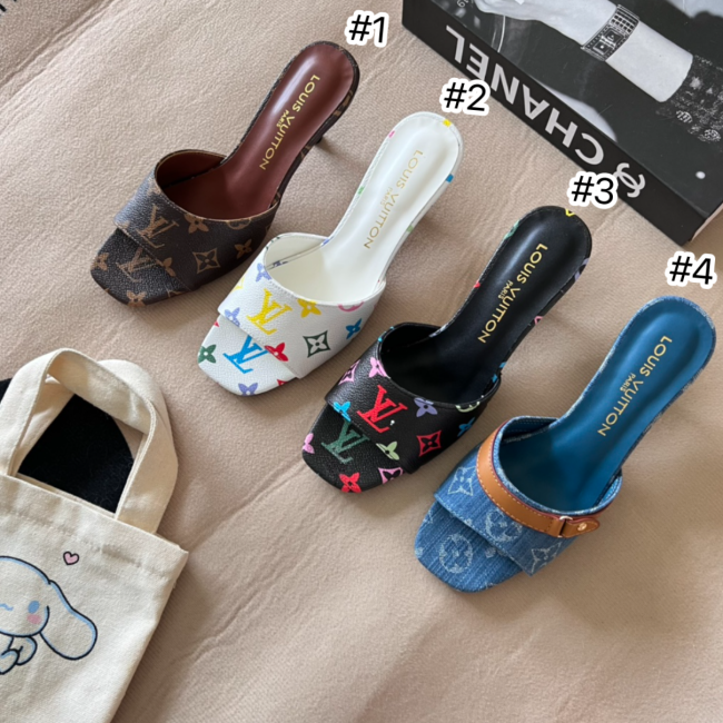 Women Fashion Heels Slides #LOV