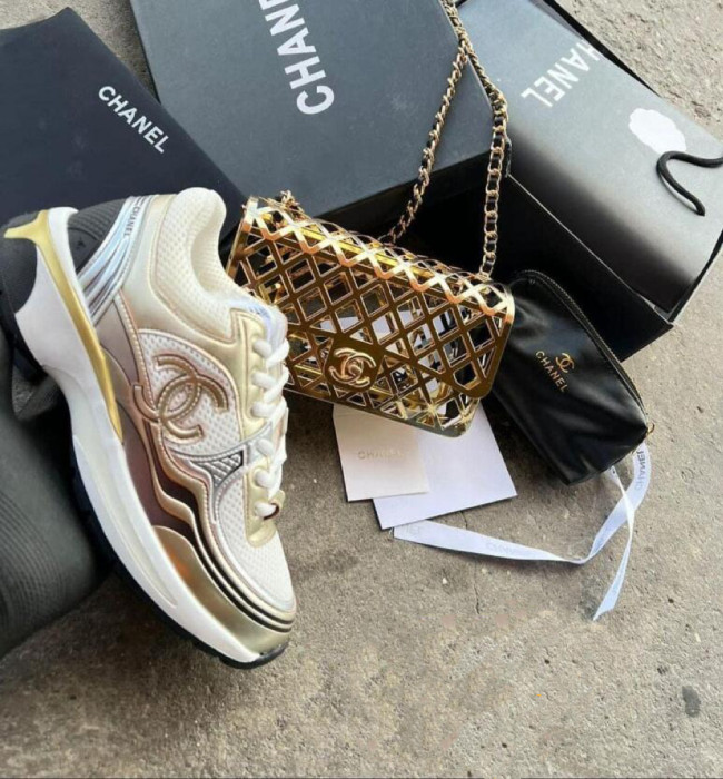 Fashion Shoes with Bag Set #CHN