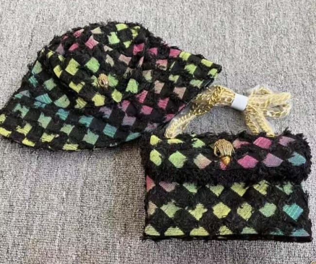 Fashion Kurt Bag with Hat Set #NOO