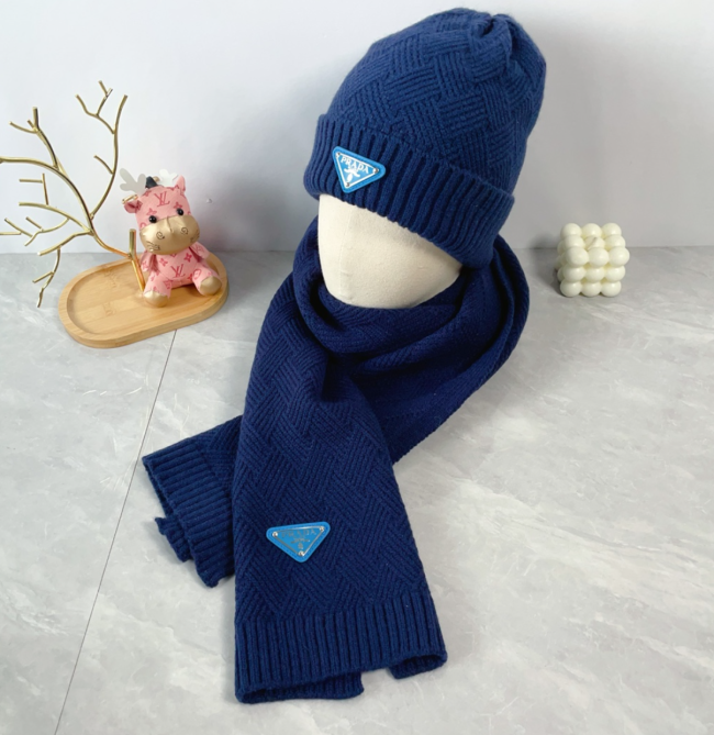 Fashion Scarf with Hat Set #CHN #DIO