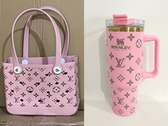 Fashion Bag with Cup Set Size 28*11*22cm #LOV