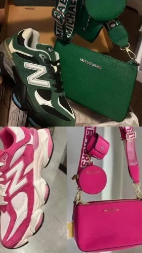 Fashion Shoes with Bag Set #NB