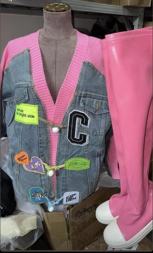 Fashion Cardigan with Boots Set  #NOO