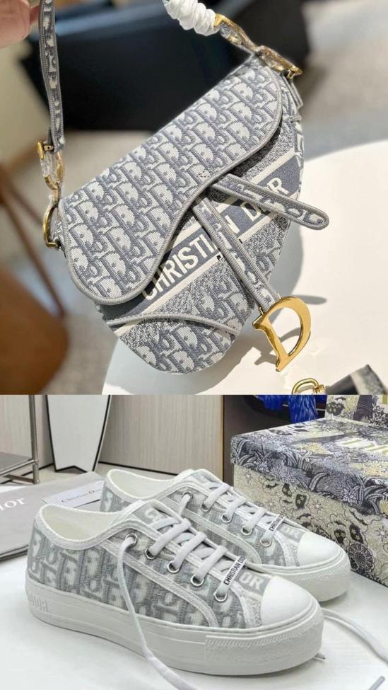 Fashion Shoes with Bag Set #DIO