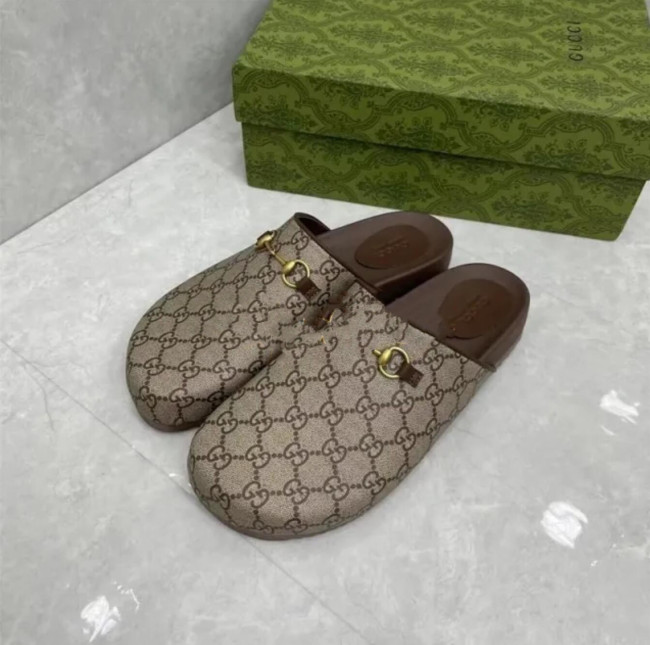 1 Pair Top Quality Fashion Slide Slipper Size:5-12 With Box Free Shipping #GUI