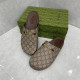 1 Pair Top Quality Fashion Slide Slipper Size:5-12 With Box Free Shipping #GUI