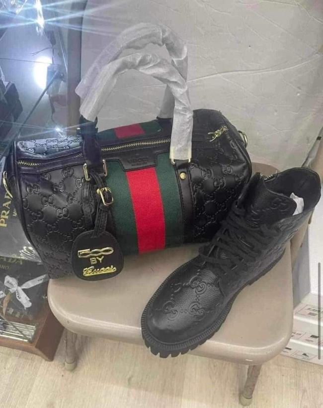 Fashion Boots with Bag Set #GUI