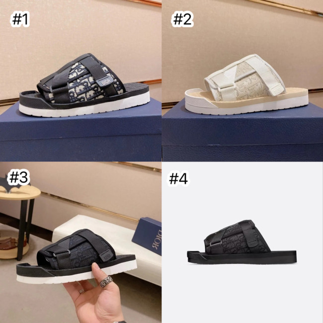 Quality Men's Slides with Box  #DIO