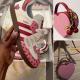 Fashion Shoes with Bag Set Free Shipping with Cherry Chain #COA