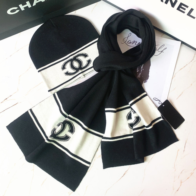 Fashion Scarf with Hat Set #LOV #GUI#DIO
