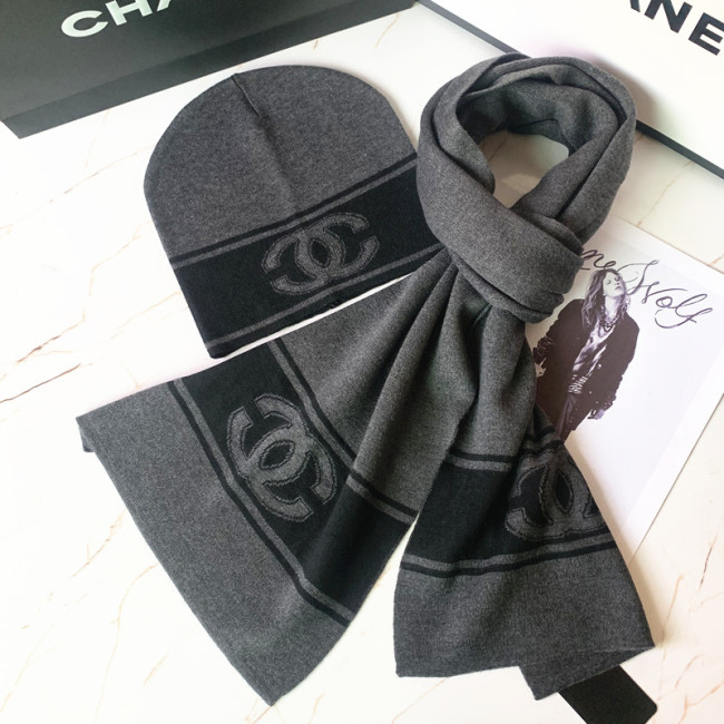 Fashion Scarf with Hat Set #LOV #GUI#DIO